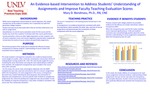 An Evidence-based Intervention to Address Students’ Understanding of Assignments and Improve Faculty Teaching Evaluation Scores