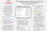 Effectively Utilizing Undergraduate Teaching Fellows for Optimal Learning Environment