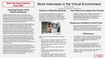 Mock Interviews in the Virtual Environment by Roberta Jo Barnes
