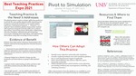 Pivot to Simulation by Jen Nash