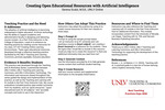 Creating Open Educational Resources with Artificial Intelligence
