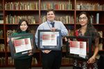 2011 Calvert Award Winners (left to right): Yesenia M. Alaniz, Adam S. Billman, Shipra De by Anne E. Zald