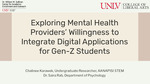 Exploring Mental Health Providers' Willingness to Integrate Digital Applications for Gen-Z Students by Chanlinee Karawek