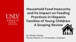 Household Food Insecurity and Its Impact on Feeding Practices in Hispanic Families of Young Children: A Scoping Review