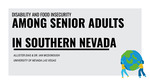 Disability and Food Insecurity Among Senior Adults in Southern Nevada