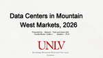 Data Centers in Mountain West Markets, 2026