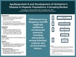 Apolipoprotein E and Development of Alzheimer’s Disease in Hispanic Populations: A Scoping Review by Amy Nguyen and Stacey Moeller