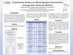 A Qualitative Review on Mammography Interventions among Asian American Women by Sayeda Tazim Zaidi, Raisa Kabir, and Chia-Liang Dai