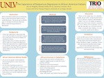 The Experience of Postpartum Depression in African-American Fathers by Darlyn Magaña, Brandon Eddy Ph.D., and Lawrence Jackson Ph.D.