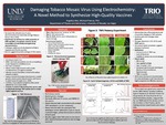 Damaging Tobacco Mosaic Virus Using Electrochemistry: A Novel Method to Synthesize High-Quality Vaccines by Angelica Diaz Tremillo, Kevin Ayala Pineda, Nicholas Pudar, Drake Joseph, and Michael Pravica