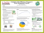 Evaluation of the Efficiency of Singapore's Waste Management Controls by Jialu Li, Yitong Huang, and Kim Nehls