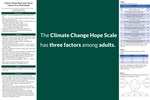 Climate Change Hope Scale: Factor Analysis in an Adult Sample by Gemma Ortega, Steven J. Glover, Jesse Tabaczynksi, and Orei Z. Odents
