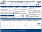 Perceived Tempo is Influenced by Embodied Dance Speed and Latin Dance Expertise by Ryan K. Perez, Carolina A. Herrera, Melanie Garcia garcim81@unlv.nevada.edu, Miguel A. Castaño, and Jared W. Leslie