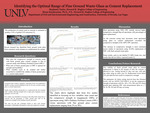Identifying the Optimal Range of Fine Ground Waste Glass as Cement Replacement by Stephanie Taylor