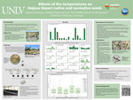 Effects of Fire Temperatures on Mojave Desert Native and Nonnative Seeds by Sophia Lorenzana and Lindsay Chiquoine