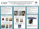 Design and Assembly of a Lightweight, Multi-Cannula Tetrode Drive for Bilateral Hippocampal and ACC Recordings