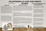 Volunteering at Hyde Park Middle School by Justice Williams