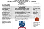 Assisting School Teacher Veterans Tribute Career & Technical Academy by Bryan De La Cruz