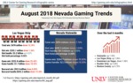 August 2018 Nevada Gaming Trends by UNLV Center for Gaming Research
