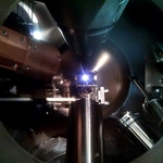 Ultraviolet photoelectron spectroscopy of transparent indium tin oxide thin film on glass by Lynette Kogler