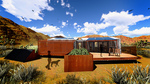 DesertSol: Exterior, Back View by University of Nevada, Las Vegas Solar Decathlon Team.