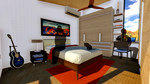 DesertSol: Interior, Bedroom by University of Nevada, Las Vegas Solar Decathlon Team.
