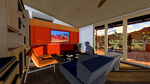 DesertSol: Interior, Living Room by University of Nevada, Las Vegas Solar Decathlon Team.