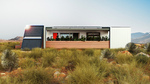 Sinatra Living: Exterior, Back View by University of Nevada, Las Vegas Solar Decathlon Team