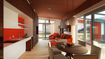 Sinatra Living: Interior, Kitchen by University of Nevada, Las Vegas Solar Decathlon Team