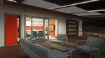Sinatra Living: Interior, Living Room by University of Nevada, Las Vegas Solar Decathlon Team