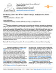 Purchasing Choices that Reduce Climate Change: An Exploratory Factor Analysis