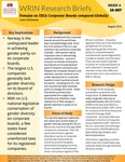 Females on DJIA Corporate Boards Compared Globally by Anne H. DeClouette