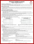 Status of Women in Nevada: Health Snapshot (Part 1) by Ana Rosas, Aika Dietz, Caryll Batt Dziedziak, and Jean Munson